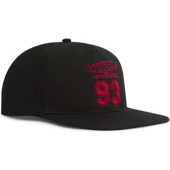 Flad sort snapback kasket Core Logo 93 fra AND1