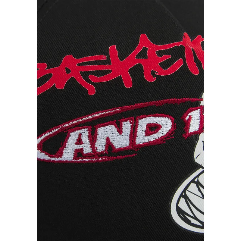 shapka-izvita-cherna-snapbek-dunk-graffiti-ot-and1