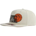 shapka-ploska-bezhov-snapbek-respect-the-game-slogan-ot-and1