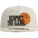 shapka-ploska-bezhov-snapbek-respect-the-game-slogan-ot-and1
