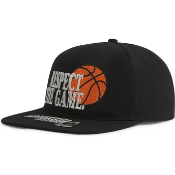 Flad sort snapback-kasket Respect The Game Slogan fra AND1