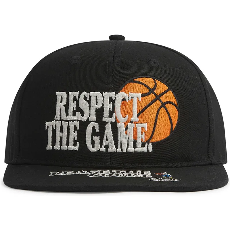 sort-flad-snapback-kasket-med-respect-the-game-slogan-fra-and1