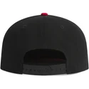 and1-snapback-kappe-mit-flachem-schirm-in-schwarz-und-rot-graffiti-logo