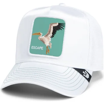 Шапка извита бяла snapback Goorin Bros. Pelican Bird Escape Not Into Yoga Great Escape The Farm White Hat The Farm от Goorin Bros.