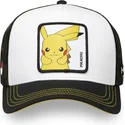 gorra-trucker-hvid-og-sort-pikachu-pkm6-ele-pokemon-fra-capslab