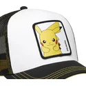 shapka-izvita-cherna-snapbek-pikachu-pokemon-ot-capslab