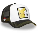 shapka-izvita-cherna-snapbek-pikachu-pokemon-ot-capslab