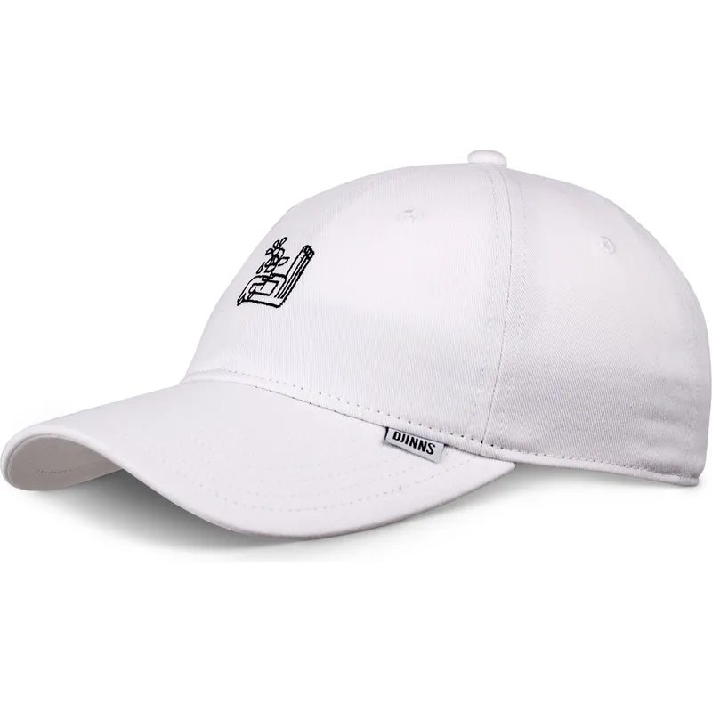 gorra-curva-blanca-ajustable-lovemenot-de-djinns
