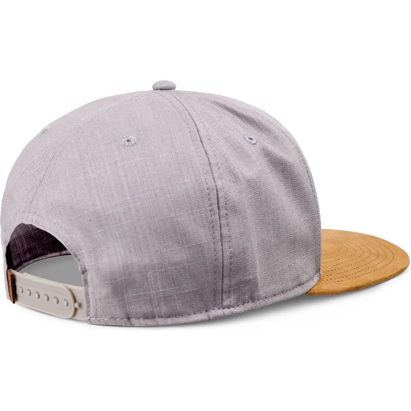 shapka-ploska-siv-snapbek-linen-2015-ot-djinns