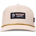beige-snapback-cap-mit-gebogenem-schirm-hft-sunday-coffee-cord-von-djinns