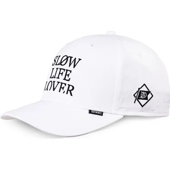 Weiße verstellbare Curved Cap TrueFit Slow Life Lover von Djinns