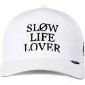 weisse-verstellbare-truefit-kappe-slow-life-lover-von-djinns