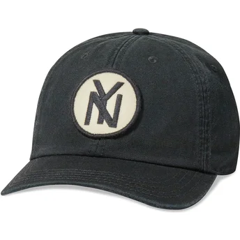 Шапка извита черна регулируем New York Black Yankees Hepcat на New York Black Yankees MLB от American Needle