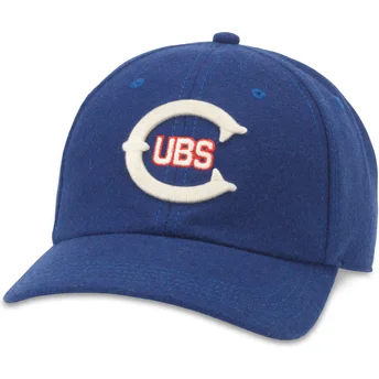 Шапка извита синя регулируема Cleveland Cubs Archive Legend на Cleveland Cubs MLB от American Needle