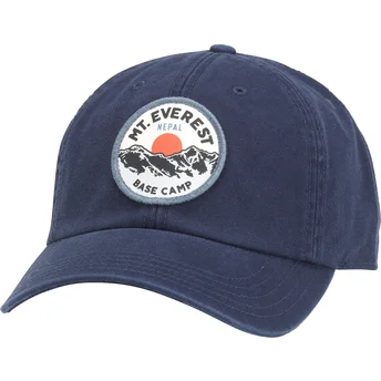 Marineblaue verstellbare Curved Cap Mount Everest Hepcat von American Needle