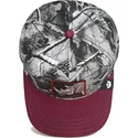 rod-kurvet-snapback-kasket-naesehorn-tuff-camo-desaturated-camo-the-farm-fra-goorin-bros