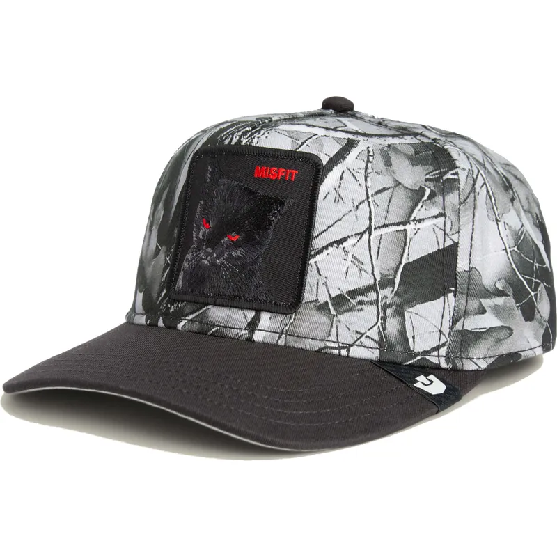 sort-buet-snapback-kasket-med-misfit-kat-camo-desaturated-camo-the-farm-fra-goorin-bros