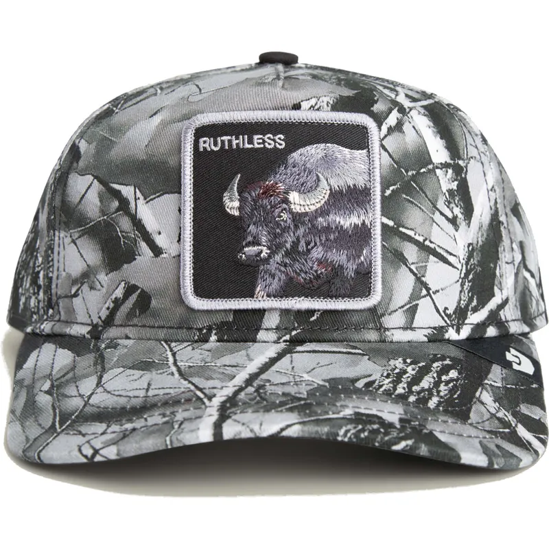 shapka-izvita-kamuflazh-snapbek-bufalo-ruthless-camo-desaturated-camo-the-farm-the-farm-ot-goorin-bros
