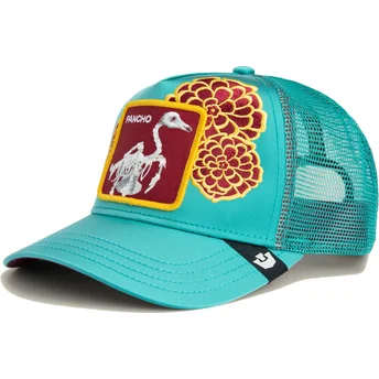 Casquette trucker bleue flamant Dia De Pancho Dia De Los Muertos The Farm Goorin Bros.