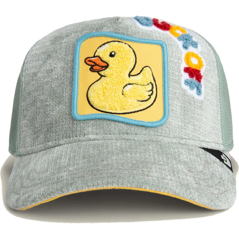 shapka-izvita-shapka-traker-siv-snapbek-pato-duck-off-ducking-autocorrect-happy-thoughts-the-farm-the-farm-ot-goorin-bros