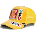 casquette-trucker-jaune-et-bleue-ours-bed-time-duvet-all-det-happy-thoughts-the-farm-goorin-bros
