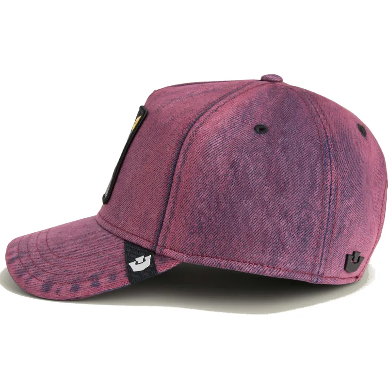 shapka-izvita-chervena-snapbek-denim-menace-rail-bird-the-showdown-the-farm-ot-goorin-bros