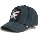 goorin-bros-shapka-s-izvita-kozirka-shark-smurf-the-showdown-the-farm-cheren-denim-snapback