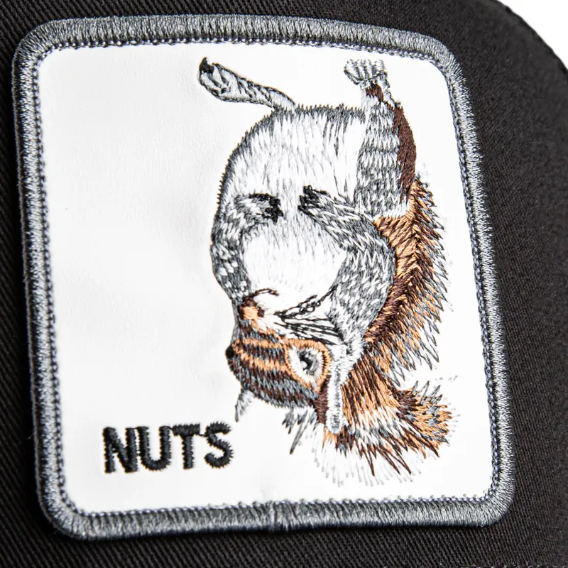 trucker-cap-schwarz-und-grau-eichhornchen-nuts-lerriuqs-flip-side-2-the-farm-von-goorin-bros