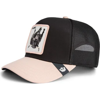 Gorra trucker negra y beige toro Raging Llub Flip Side 2...