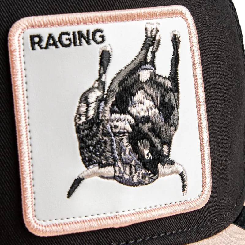 shapka-izvita-traker-cherna-snapbek-raging-llub-flip-side-2-the-farm-ot-goorin-bros