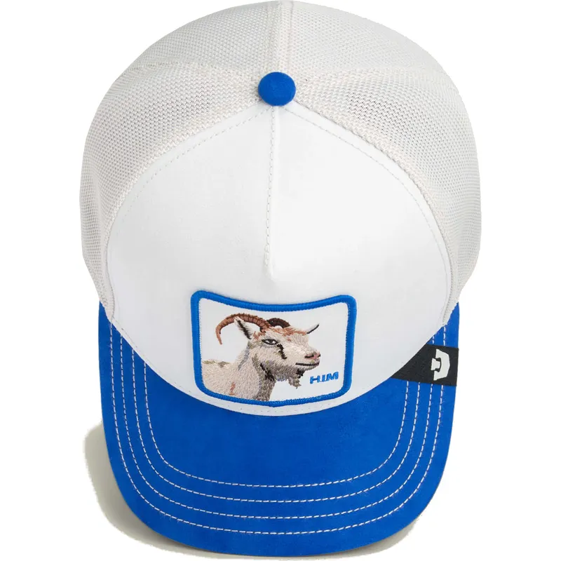 shapka-izvita-byala-snapback-na-gorra-trucker-blanca-y-azul-cabra-him-suede-goat-suede-truckers-the-farm-the-farm-ot-goorin-bros