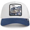 hvid-og-bla-slange-trucker-kasket-toxic-trucker-sport-the-farm-fra-goorin-bros