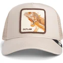 shapka-izvita-traker-bezhov-snapbek-the-outlaw-lizard-sport-the-farm-ot-goorin-bros