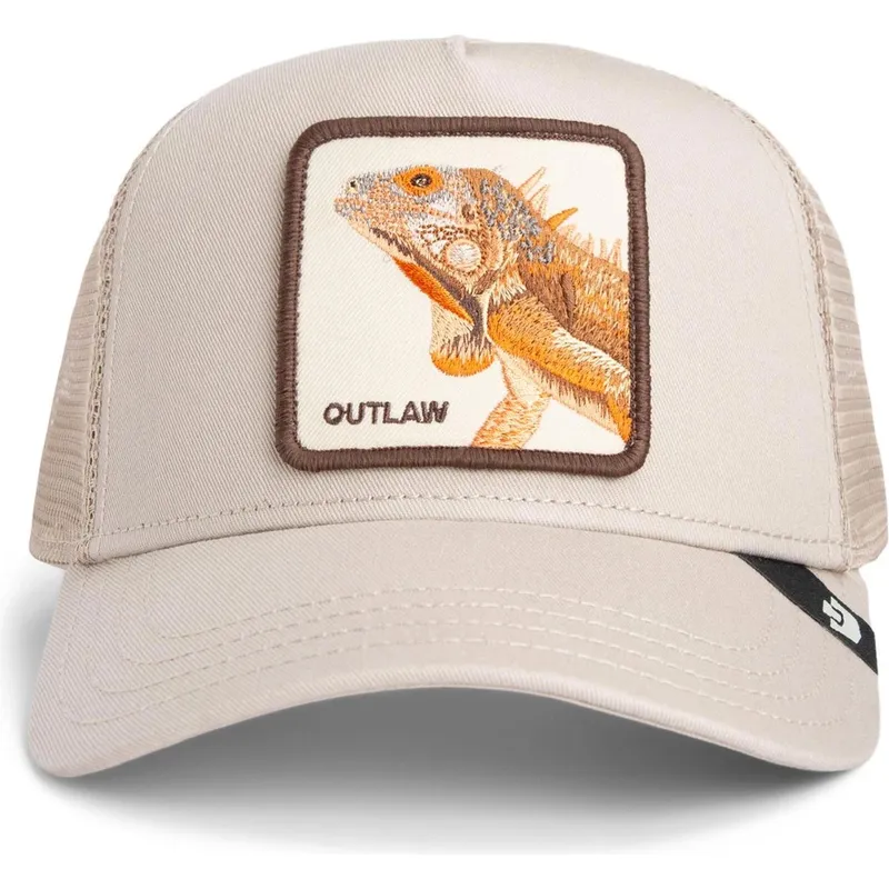 shapka-izvita-traker-bezhov-snapbek-the-outlaw-lizard-sport-the-farm-ot-goorin-bros