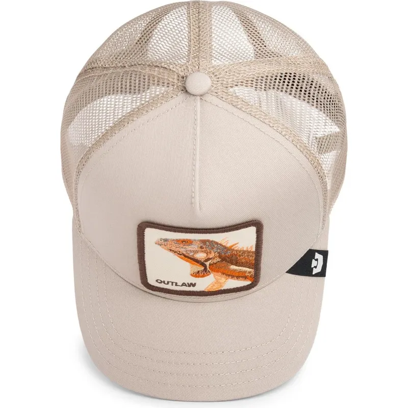 shapka-izvita-traker-bezhov-snapbek-the-outlaw-lizard-sport-the-farm-ot-goorin-bros