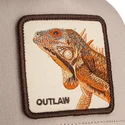 shapka-izvita-traker-bezhov-snapbek-the-outlaw-lizard-sport-the-farm-ot-goorin-bros