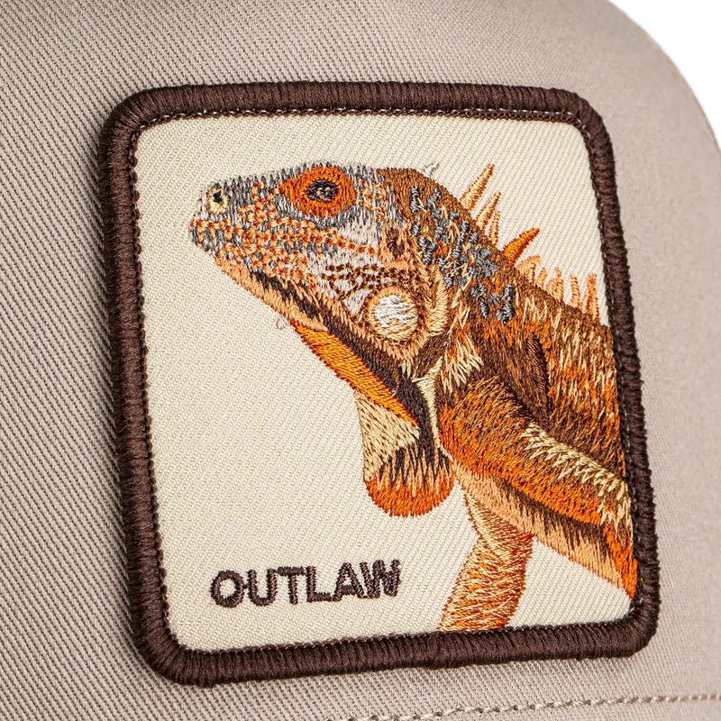 shapka-izvita-traker-bezhov-snapbek-the-outlaw-lizard-sport-the-farm-ot-goorin-bros