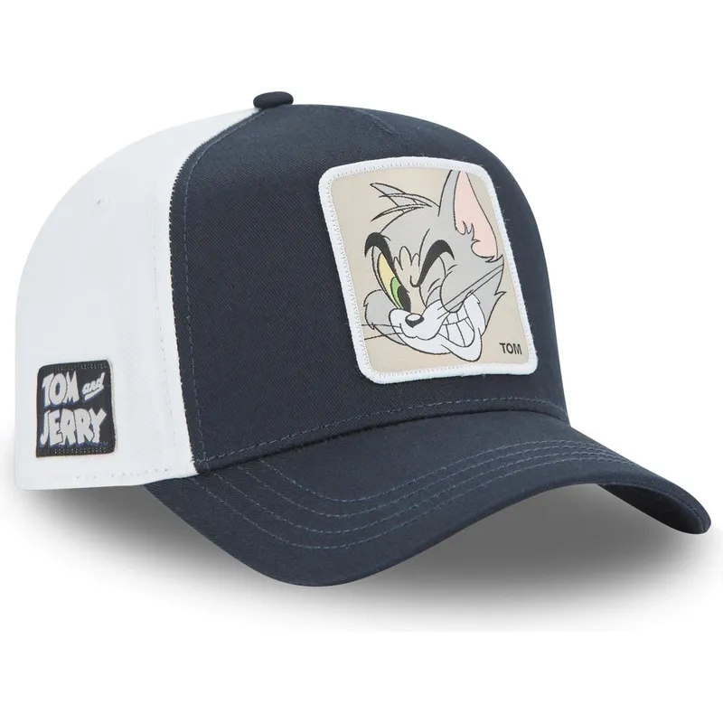 dunkelblaue-und-weisse-gebogene-snapback-kappe-tom-taj6-tom-looney-tunes-von-capslab
