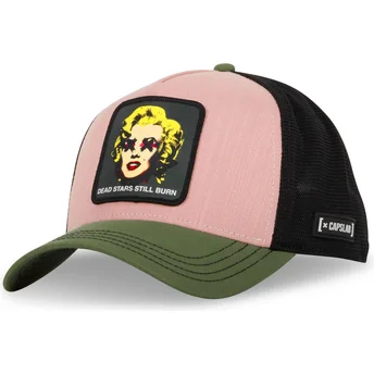Gorra trucker multicolor Marilyn Monroe Dead Stars Still Burn ART DEAD Famous de Capslab