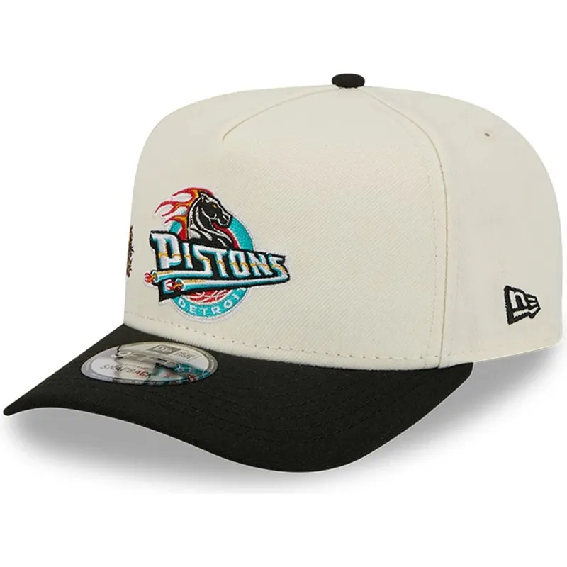 shapka-izvita-cherna-snapbek-9fifty-a-frame-precurved-hardwood-classics-na-detroit-pistons-nba-ot-new-era