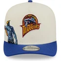 new-era-curved-brim-9fifty-a-frame-precurved-hardwood-classics-golden-state-warriors-nba-bezhova-i-sinya-shapka-s-ploska-kozirka
