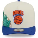 shapka-izvita-sinya-snapbek-9fifty-a-frame-precurved-hardwood-classics-na-new-york-knicks-nba-ot-new-era