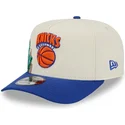 shapka-izvita-sinya-snapbek-9fifty-a-frame-precurved-hardwood-classics-na-new-york-knicks-nba-ot-new-era