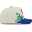 shapka-izvita-sinya-snapbek-9fifty-a-frame-precurved-hardwood-classics-na-new-york-knicks-nba-ot-new-era
