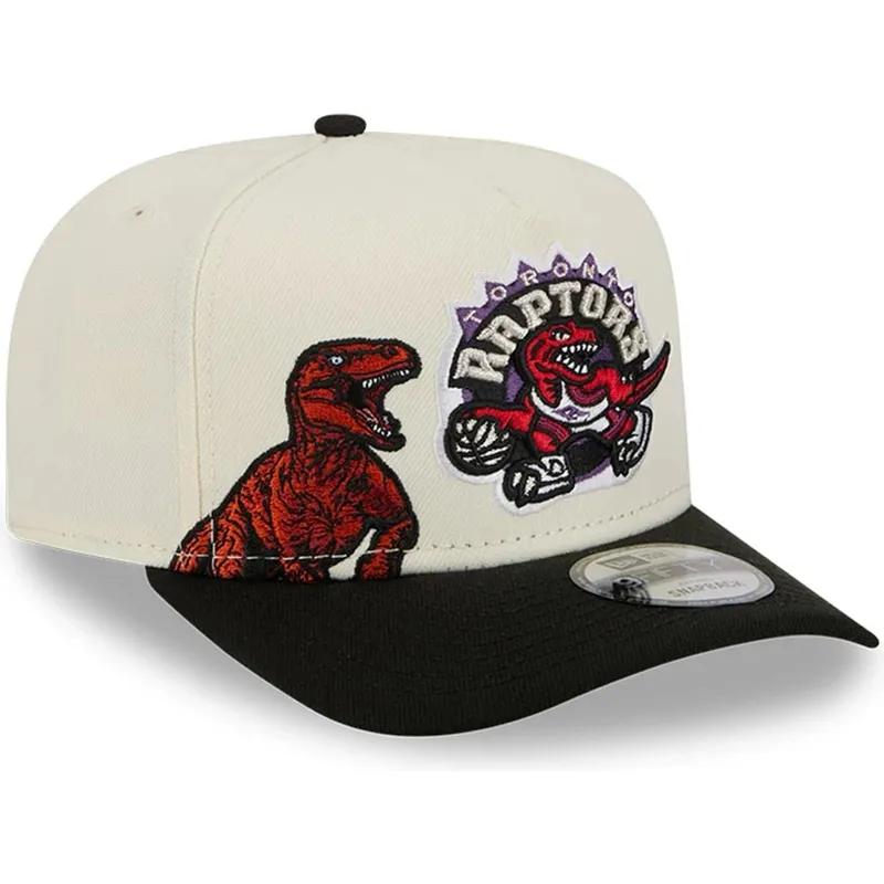 shapka-izvita-cherna-snapbek-9fifty-a-frame-precurved-hardwood-classics-na-toronto-raptors-nba-ot-new-era