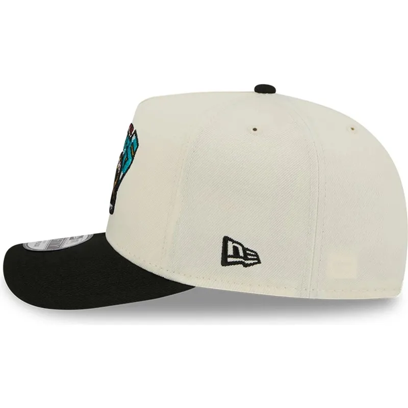 beige-og-sort-snapback-9fifty-a-frame-precurved-hardwood-classics-kasket-fra-vancouver-grizzlies-nba-fra-new-era