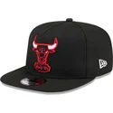 schwarze-flache-snapback-kappe-9fifty-a-frame-hardwood-classics-der-chicago-bulls-nba-von-new-era