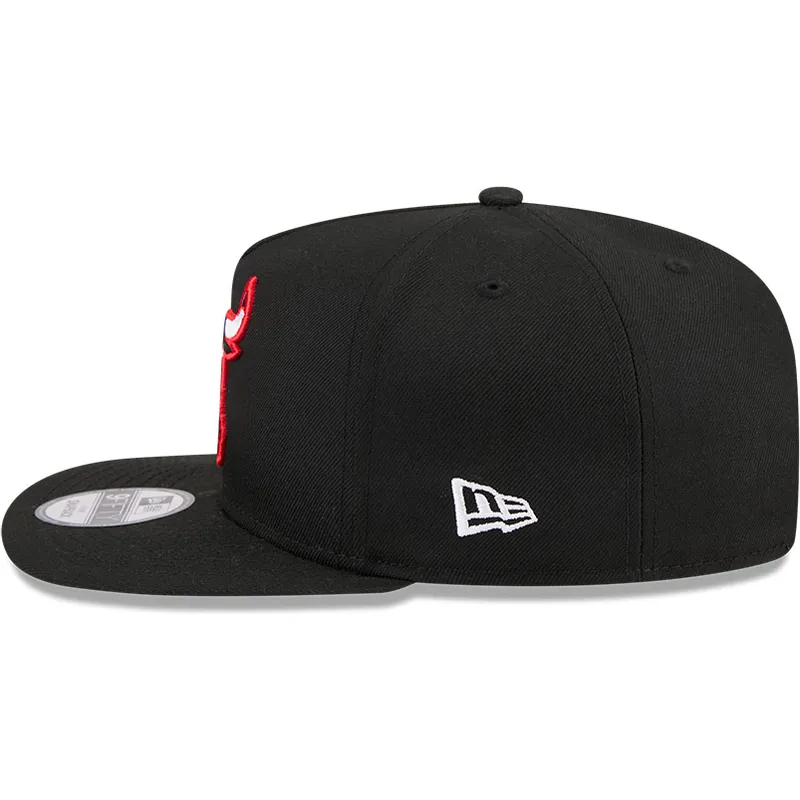 sort-flad-snapback-9fifty-a-frame-hardwood-classics-kasket-fra-chicago-bulls-nba-af-new-era