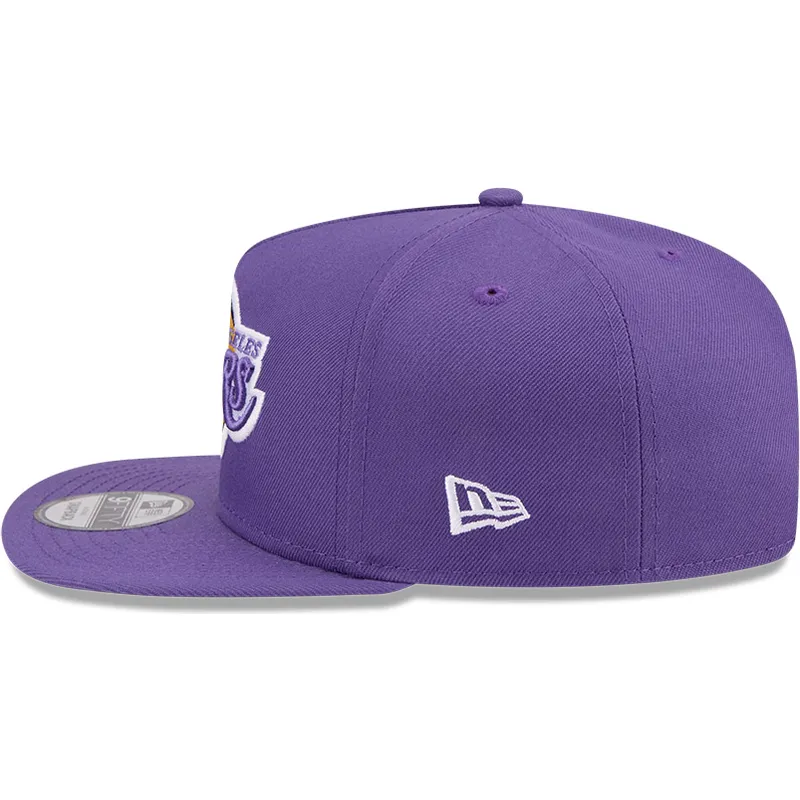 violet-fladskaerm-snapback-9fifty-a-frame-hardwood-classics-los-angeles-lakers-nba-kasket-fra-new-era