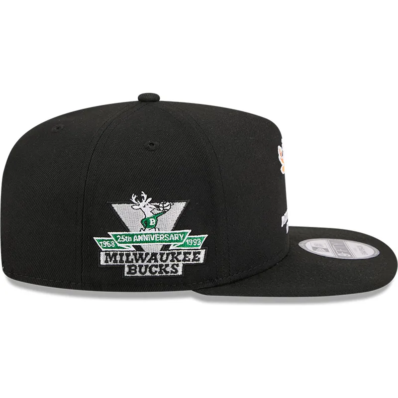 sort-flad-snapback-9fifty-a-frame-hardwood-classics-kasket-fra-milwaukee-bucks-nba-af-new-era
